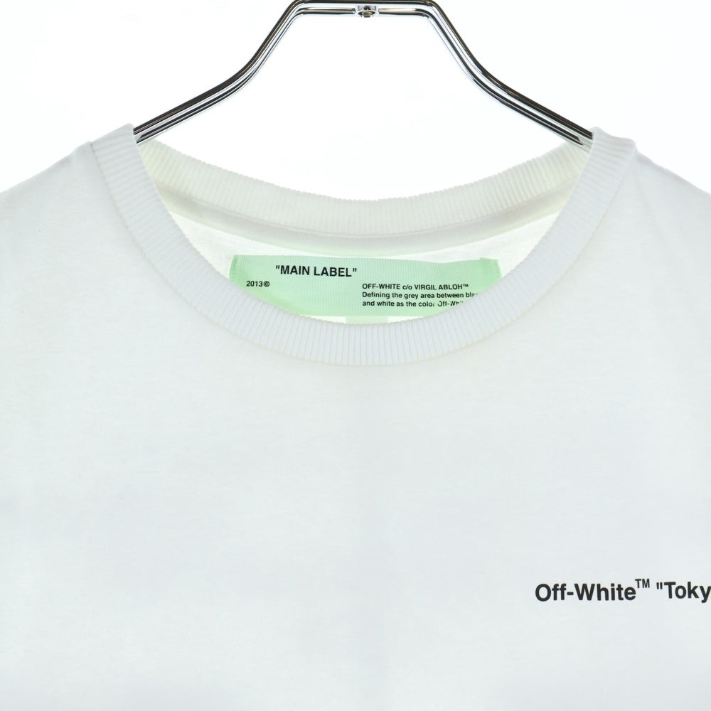 OFF-WHITE(オフホワイト) 19AW SG TOKYO T-SHIRT S/S トウキョウ ロゴ プリント クルーネック 半袖Tシャツ カットソー ホワイト OMAA027T9185926