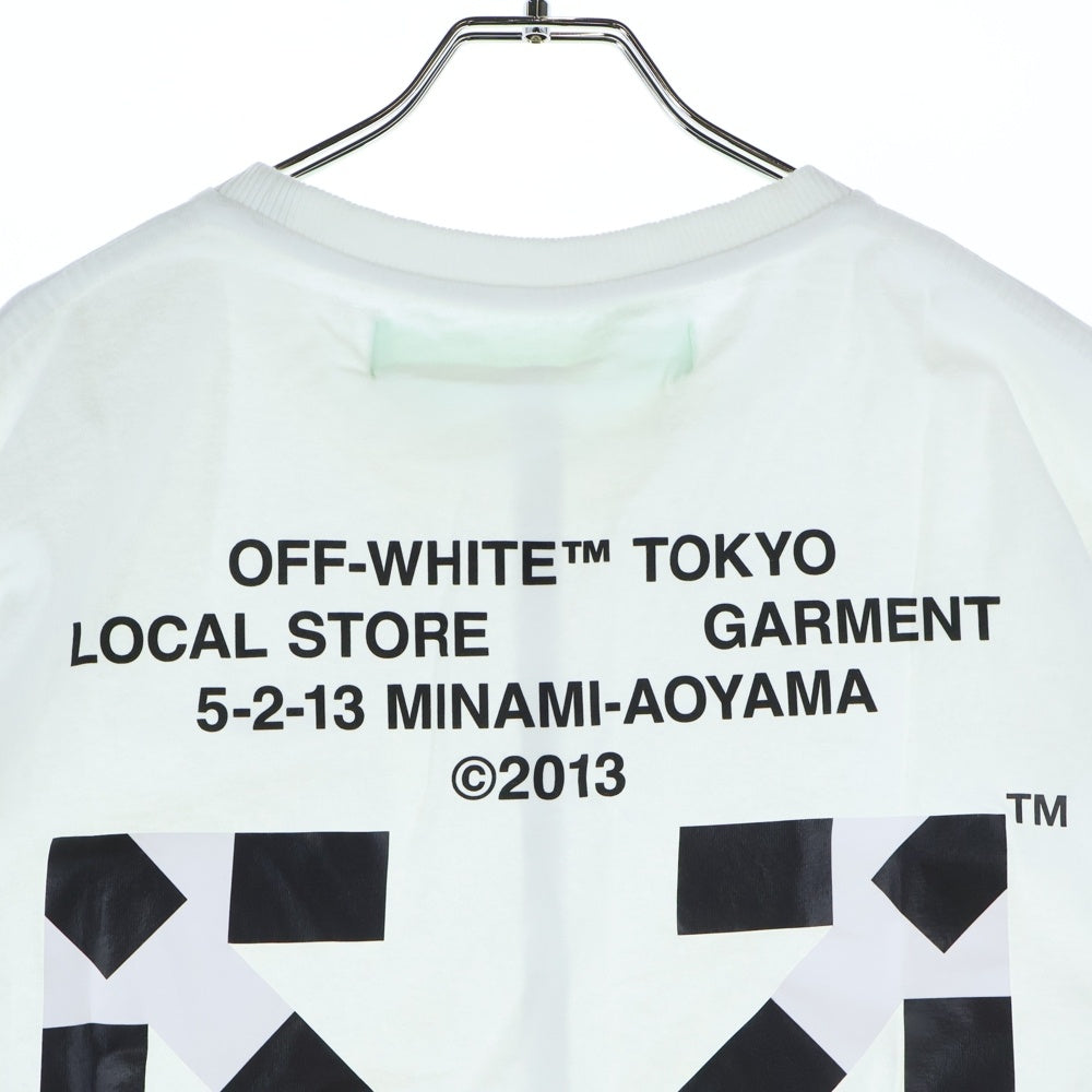 OFF-WHITE(オフホワイト) 19AW SG TOKYO T-SHIRT S/S トウキョウ ロゴ プリント クルーネック 半袖Tシャツ カットソー ホワイト OMAA027T9185926