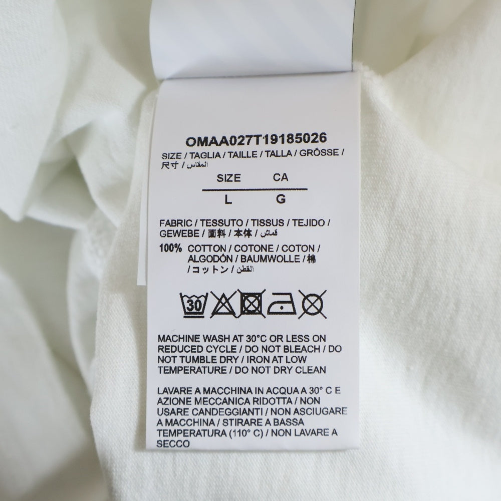 OFF-WHITE(オフホワイト) 19AW SG TOKYO T-SHIRT S/S トウキョウ ロゴ プリント クルーネック 半袖Tシャツ カットソー ホワイト OMAA027T9185926