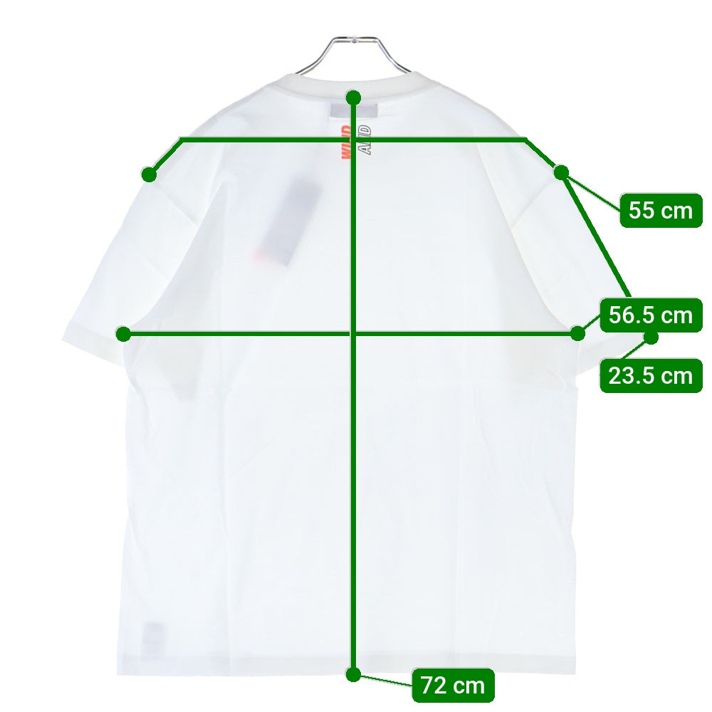 WIND AND SEA(ウィンダンシー) SEA ONE POINT TEE ワンポイント ロゴ プリント クルーネック 半袖Tシャツ カットソー ホワイト WDS-CS-165