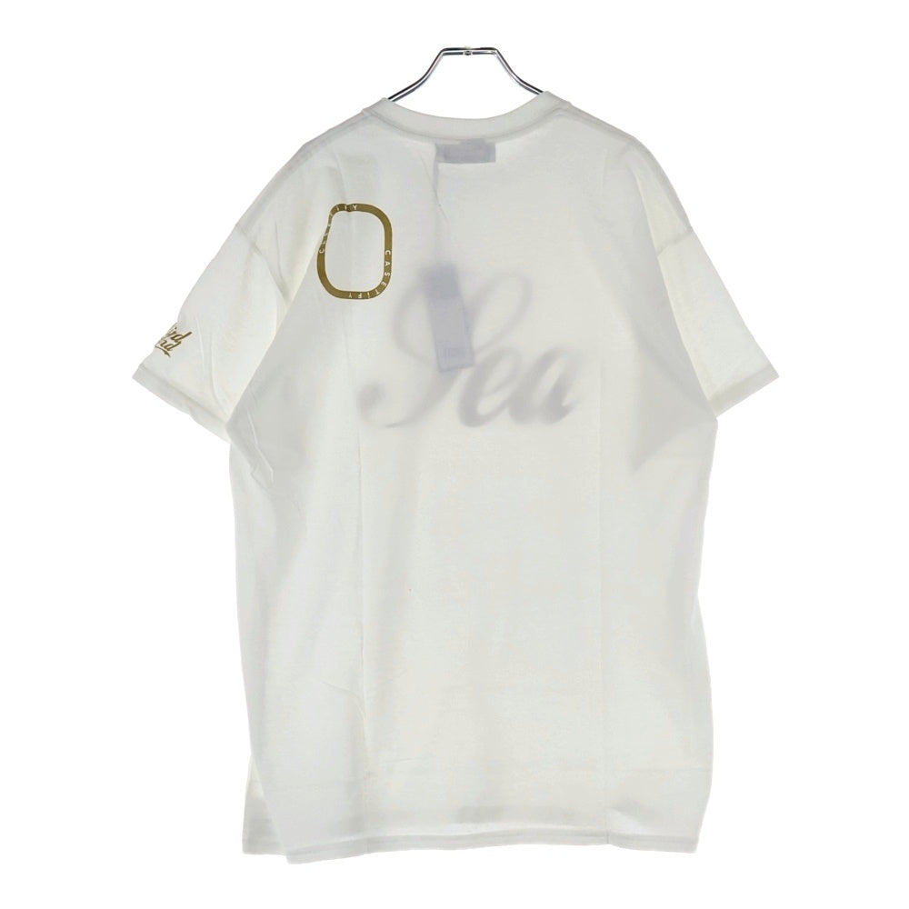 WIND AND SEA(ウィンダンシー) ×CASETIFY WDS INVERT T-SHIRT ケースティファイ ロゴプリント クルーネック 半袖Tシャツ カットソー ホワイト WDS-CSTF-07