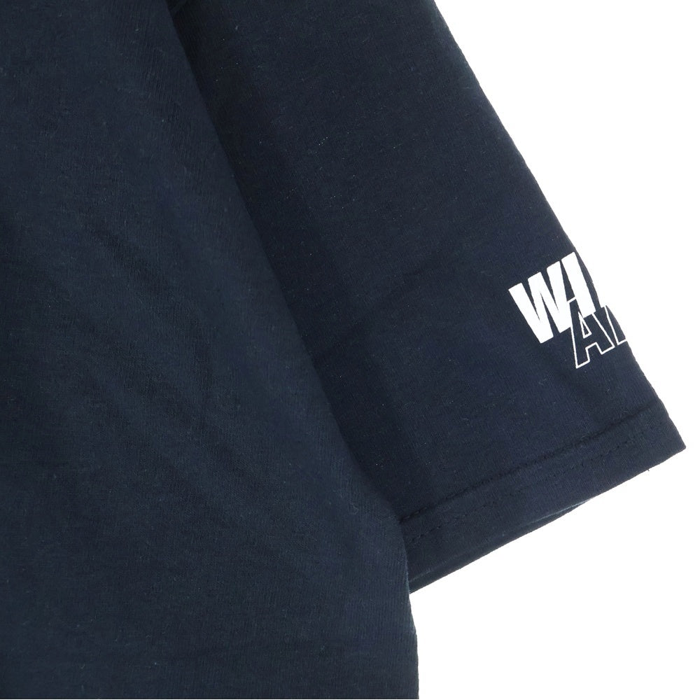 WIND AND SEA(ウィンダンシー) ×CASETIFY WDS INVERT T-SHIRT ケースティファイ ロゴプリント クルーネック 半袖Tシャツ カットソー ブラック WDS-CSTF-03