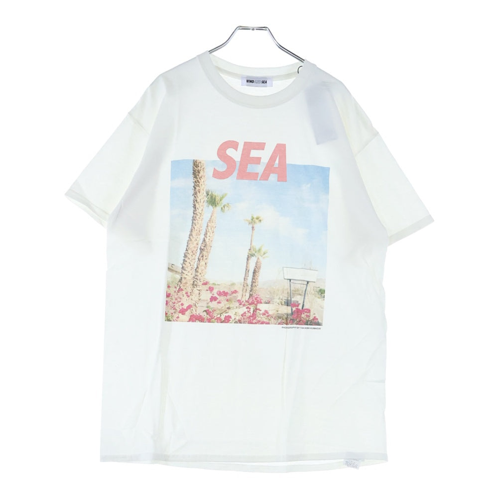 WIND AND SEA(ウィンダンシー) PHOTO T-SHIRT フォトプリント クルーネック 半袖Tシャツ カットソー ホワイト WDS-CS-163