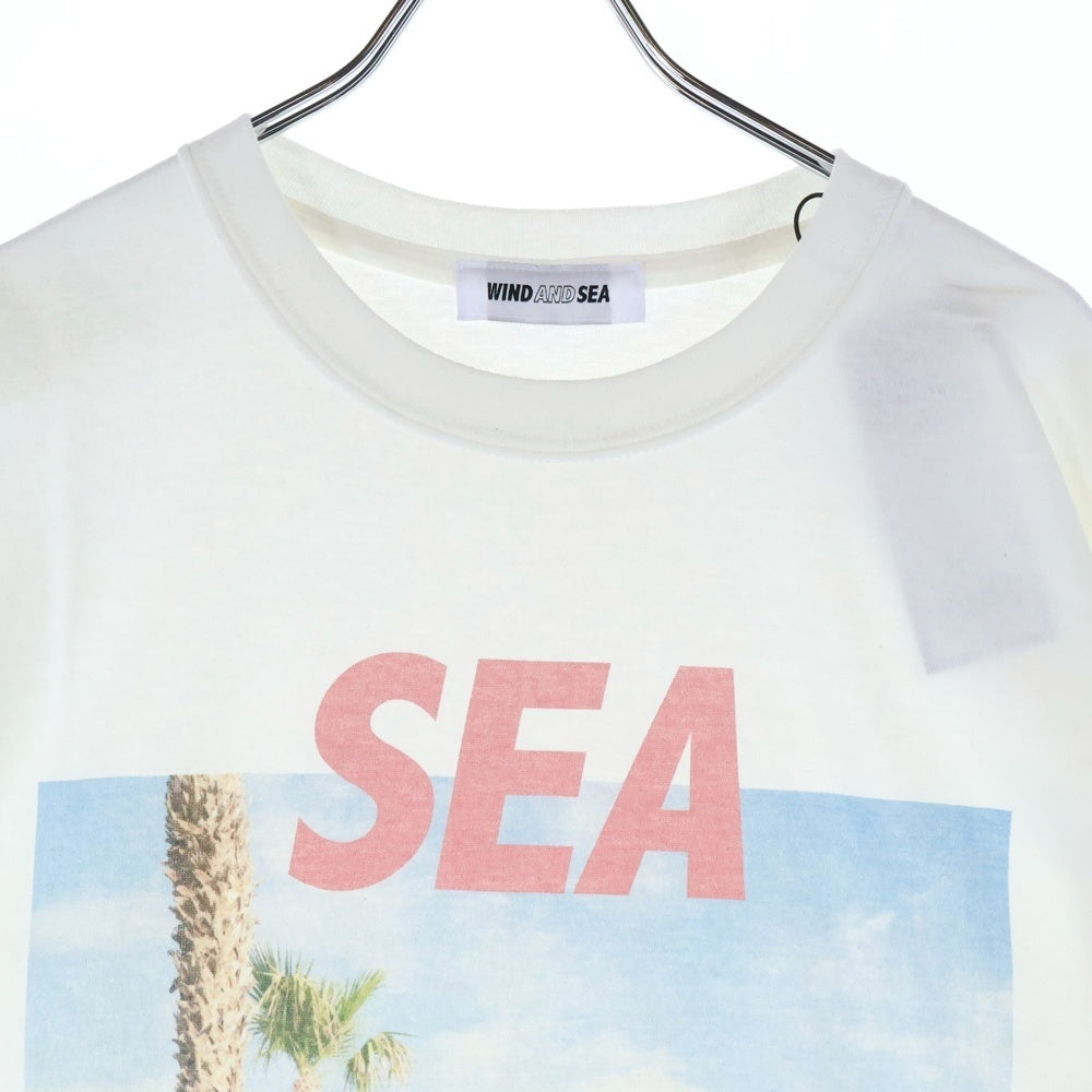 WIND AND SEA(ウィンダンシー) PHOTO T-SHIRT フォトプリント クルーネック 半袖Tシャツ カットソー ホワイト WDS-CS-163