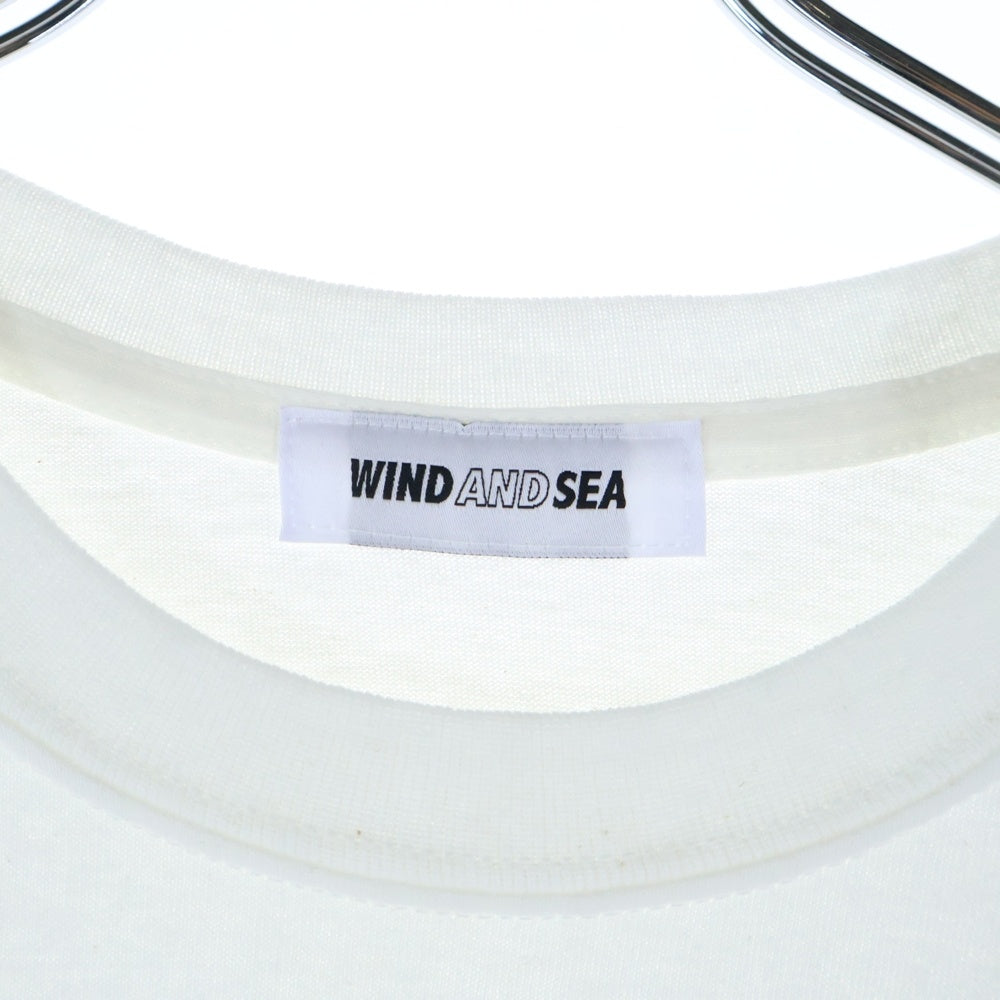 WIND AND SEA(ウィンダンシー) PHOTO T-SHIRT フォトプリント クルーネック 半袖Tシャツ カットソー ホワイト WDS-CS-163