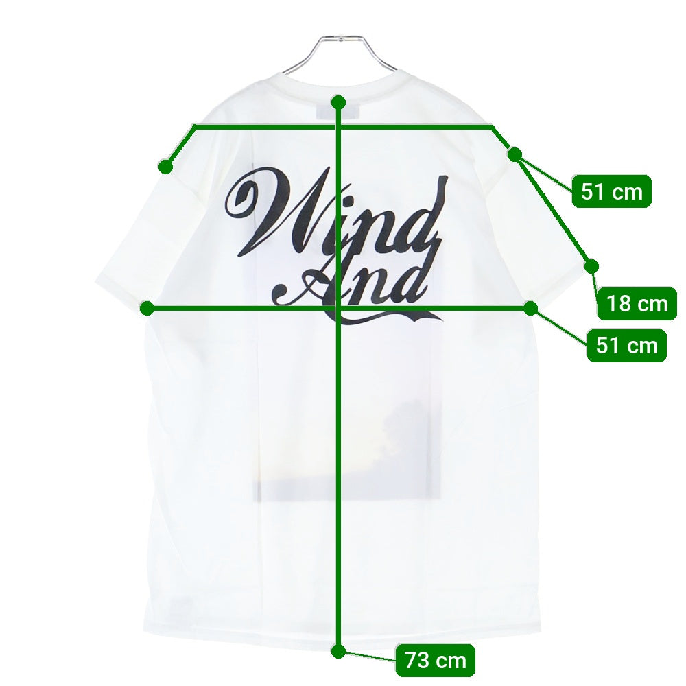 WIND AND SEA(ウィンダンシー) ×styling PHOTO T-SHIRT スタイリング フォトプリント クルーネック 半袖Tシャツ カットソー ホワイト 16W C T 201079