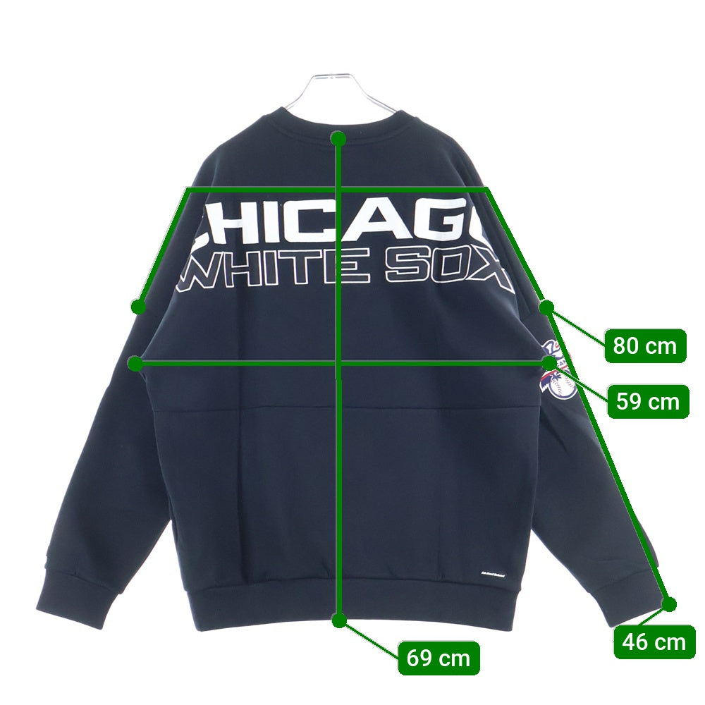 F.C.R.B./F.C.Real Bristol/FCRB(エフシーアールビー/エフシーレアルブリストル) 21AW MLB TOUR TECH KNIT BIG CREWNECK TOP MLB ツアー テック クルーネック スウェット FCRB-212009