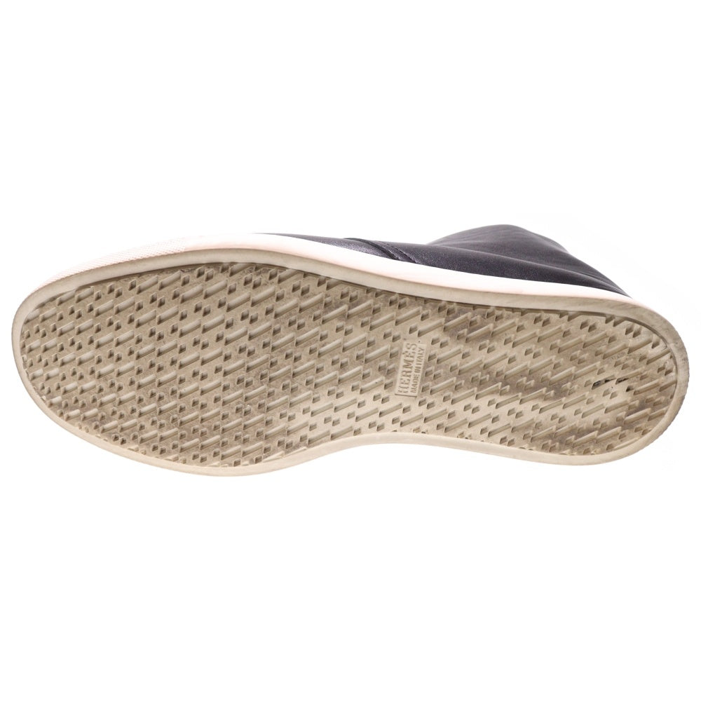 HERMES(エルメス) エクスリブリス レザー レースアップ ローカットスニーカー ブラック