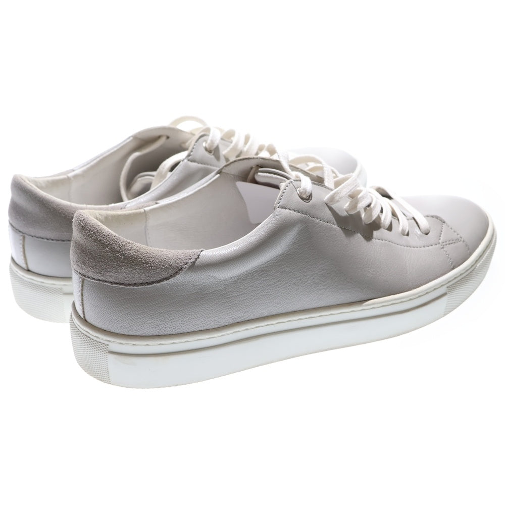 JOSEPH HOMME(ジョセフオム) スムースレザー ローカットスニーカー グレー/ホワイト