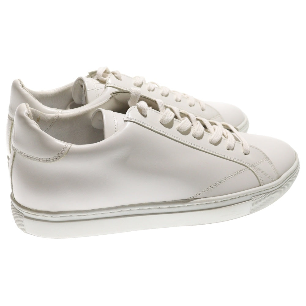 CINZIA ARAIA(チンツィアアライア) サイドジップ レザー ローカットスニーカー ブラック/ホワイト