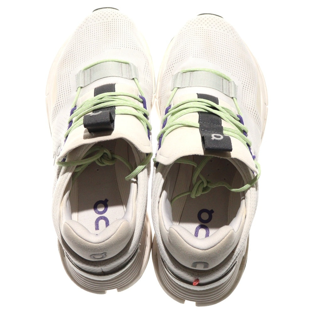 On(オン) CLOUDNOVA クラウドノヴァ ローカットスニーカー ホワイト 98989