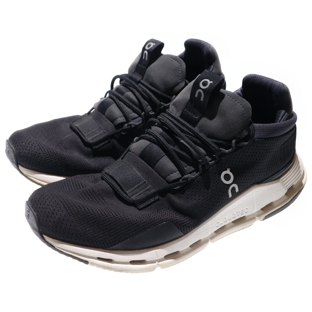 On(オン) CLOUDNOVA PHANTOM クラウドノヴァ ファントム ローカットスニーカー ブラック/ホワイト 99116