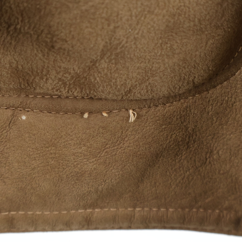 Abercrombie&Fitch(アバクロンビーアンドフィッチ) 60‐70S VINTAGE ヴィンテージ ムートン レザー コート ベージュ