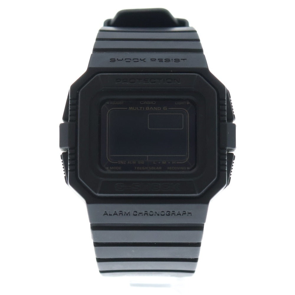 CASIO G-SHOCK(カシオ ジーショック) 5500 SERIES 5500シリーズ タフソーラー マルチバンド6 ワールドタイム デジタル腕時計 ブラック GW-5510-1BJF