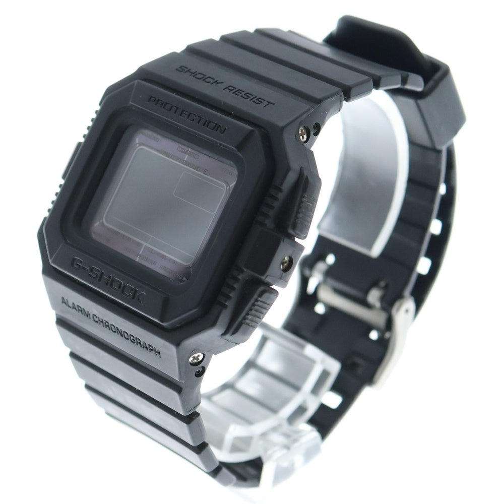 CASIO G-SHOCK(カシオ ジーショック) 5500 SERIES 5500シリーズ タフソーラー マルチバンド6 ワールドタイム デジタル腕時計 ブラック GW-5510-1BJF