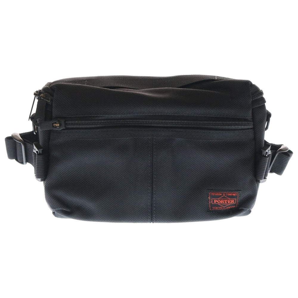 PORTER(ポーター) メッシュ マルチポケット 3WAY ウエストポーチ ショルダーバック ハンドバック ブラック