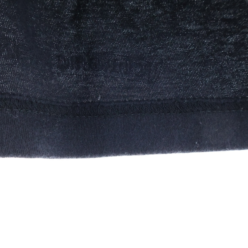 CHROME HEARTS(クロムハーツ) 3 BULU CROSS TEE トリプルブルークロス 両面プリント クルーネック カットソー 半袖Tシャツ ブラック