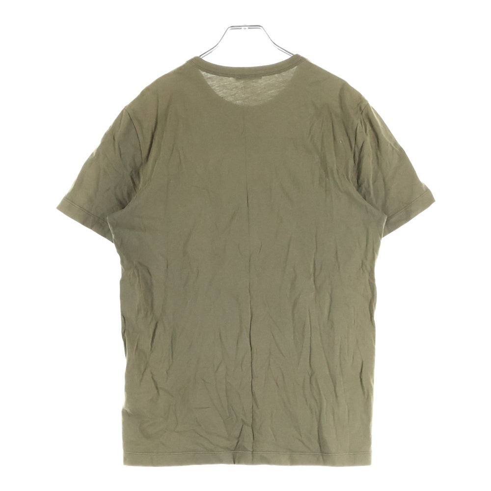 MONCLER(モンクレール) MAGLIA T-SHIRT マリア 胸ロゴデザイン クルーネック カットソー 半袖Tシャツ グリーン G20918C000043 8390T