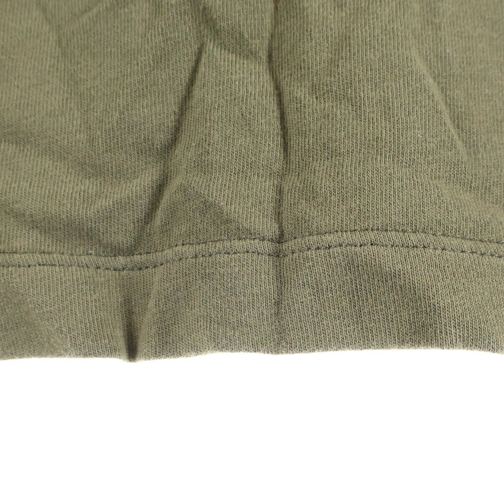 MONCLER(モンクレール) MAGLIA T-SHIRT マリア 胸ロゴデザイン クルーネック カットソー 半袖Tシャツ グリーン G20918C000043 8390T