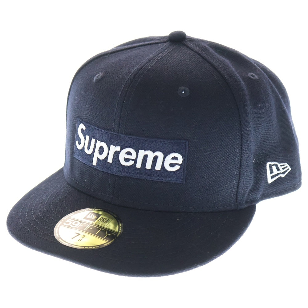 SUPREME(シュプリーム) 21SS ×NEW ERA 59FIFTY Champions Box Logo ニューエラ チャンピオンボックスロゴ キャップ 帽子 ネイビー