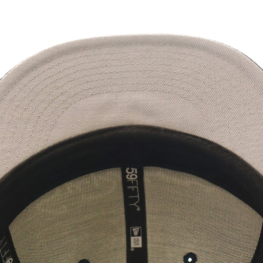 SUPREME(シュプリーム) 18AW ×NEW ERA 59FIFTY Classic Script ニューエラ クラシックスクリプト キャップ 帽子 ネイビー