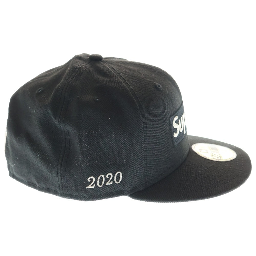 SUPREME(シュプリーム) 20SS ×NEW ERA 59FIFTY $1M Metallic Box Logo ニューエラ ミリオンダラー ボックスロゴ キャップ 帽子 ブラック