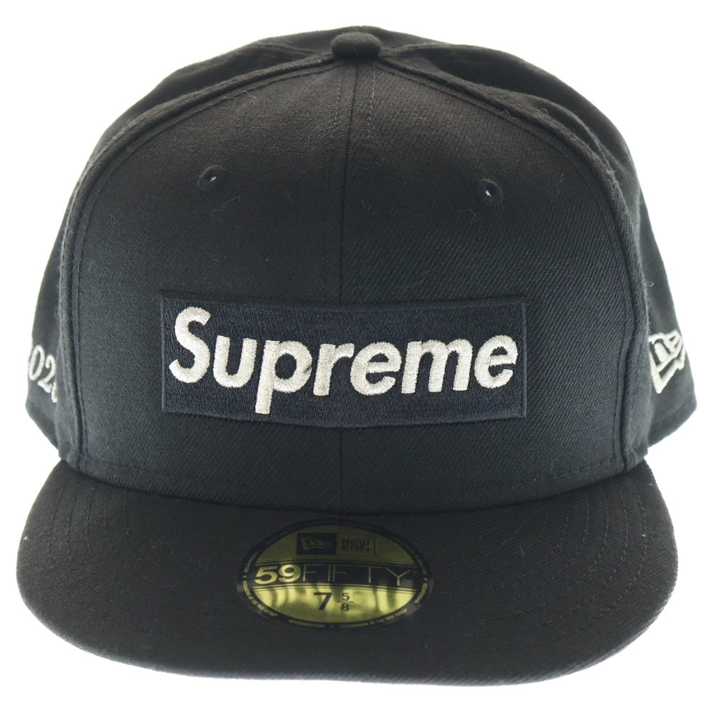 SUPREME(シュプリーム) 20SS ×NEW ERA 59FIFTY $1M Metallic Box Logo ニューエラ ミリオンダラー ボックスロゴ キャップ 帽子 ブラック