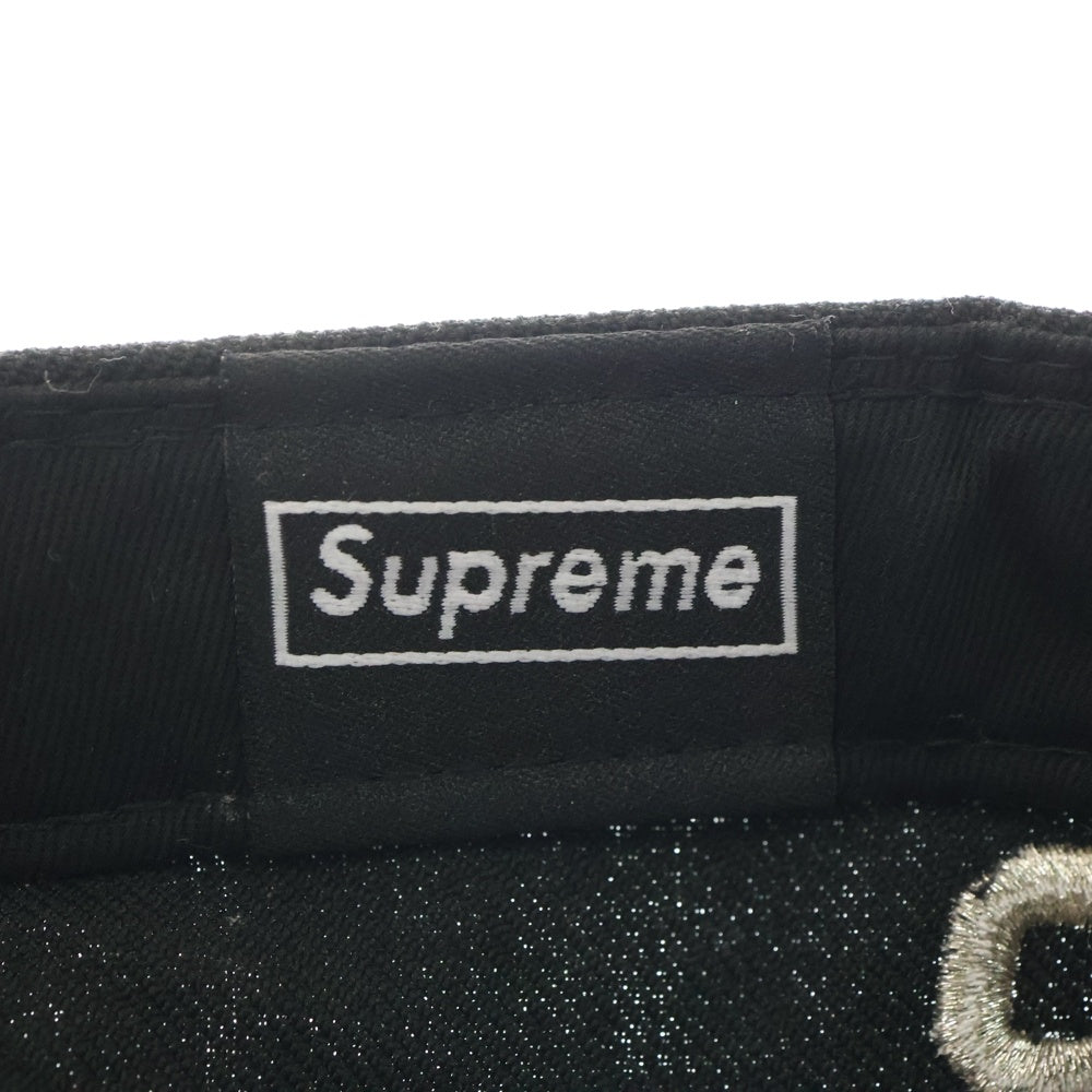 SUPREME(シュプリーム) 20SS ×NEW ERA 59FIFTY $1M Metallic Box Logo ニューエラ ミリオンダラー ボックスロゴ キャップ 帽子 ブラック
