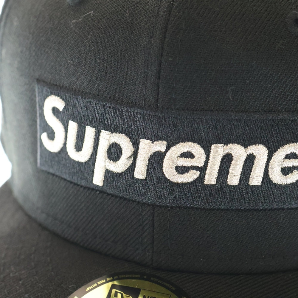 SUPREME(シュプリーム) 20SS ×NEW ERA 59FIFTY $1M Metallic Box Logo ニューエラ ミリオンダラー ボックスロゴ キャップ 帽子 ブラック