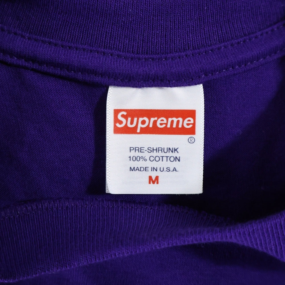 SUPREME(シュプリーム) 23SS Arabic Logo Tee アラビアロゴプリント 半袖Tシャツ カットソー パープル