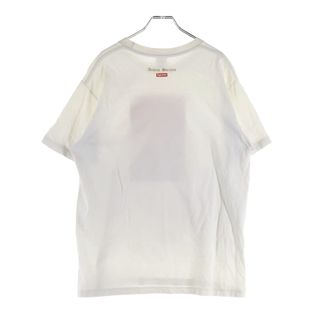 SUPREME(シュプリーム) 17AW Piss Christ Tee ピスキリスト フロントプリント 半袖Tシャツ カットソー ホワイト