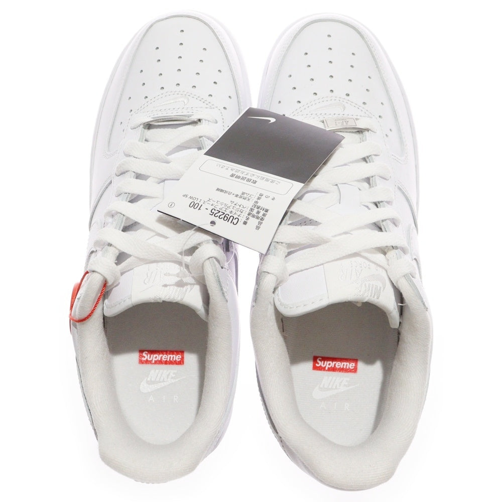 NIKE(ナイキ) ×SUPREME AIR FORCE 1 エアフォースワン ローカットスニーカー ホワイト US7/25cm CU9225-100