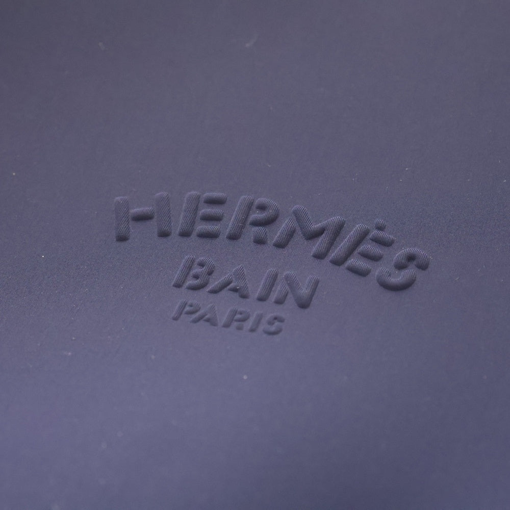 HERMES(エルメス) ネオバンGM ロゴエンボス ポーチ セカンドバッグ ネイビー