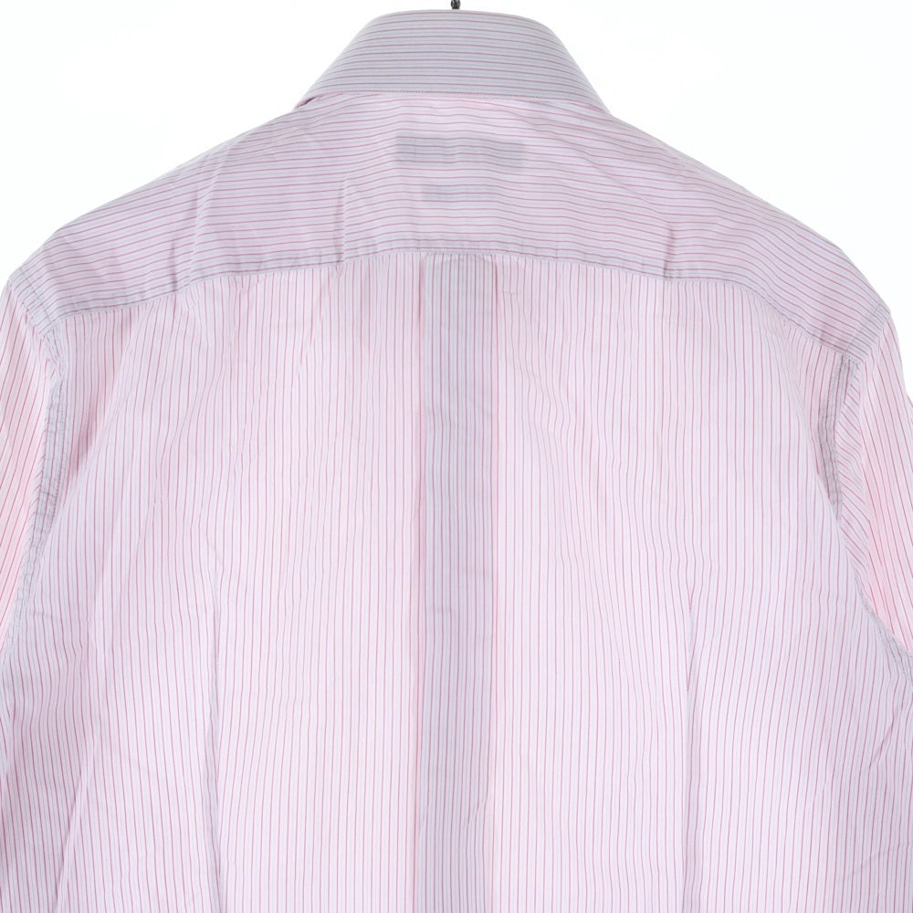 DOLCE & GABBANA(ドルチェアンドガッバーナ) 8B レギュラーカラー ストライプ柄 長袖シャツ レッド