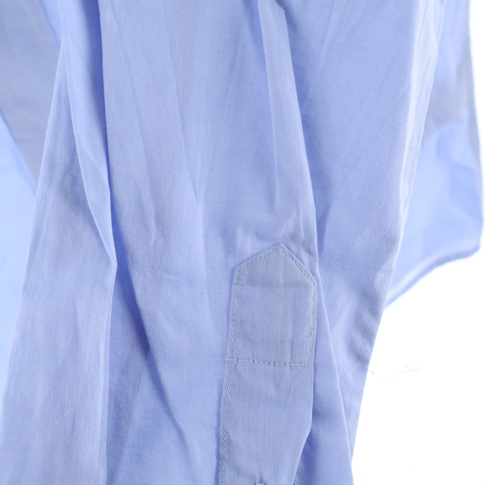 DOLCE & GABBANA(ドルチェアンドガッバーナ) 胸ポケット デニム切り替え 8B 長袖シャツ ブルー