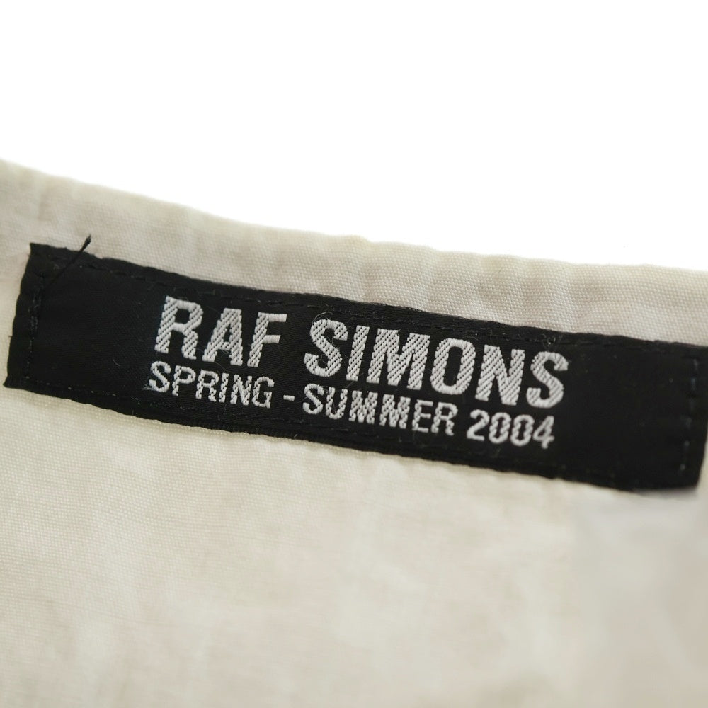 RAF SIMONS(ラフシモンズ) 04SS SIDDHARTHA RETURNED ARCHIVE シッダールタ リターンド アーカイブ 宗教期 フロントロゴデザイン トートバッグ ホワイト