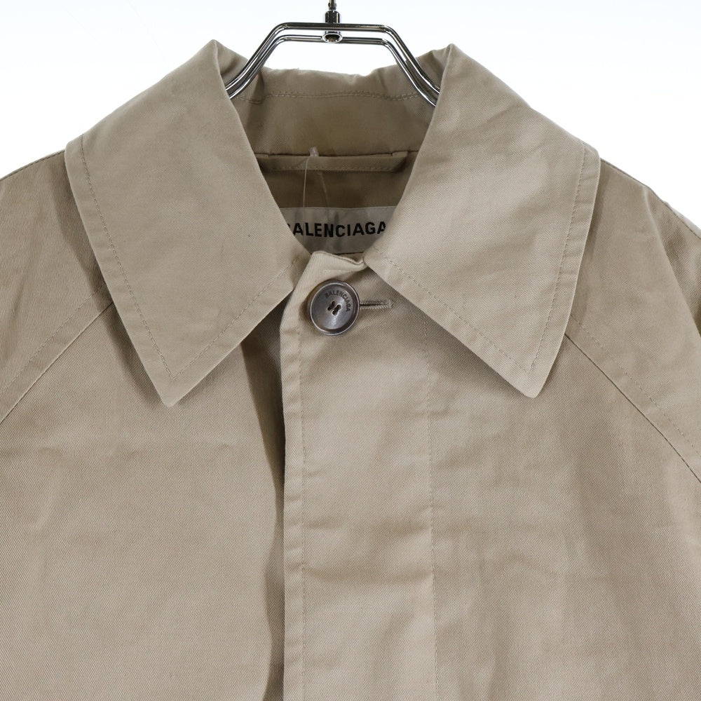BALENCIAGA(バレンシアガ) 19AW 5B ダブルポケット 中綿 オーバーサイズ ロングコート ベージュ 556718