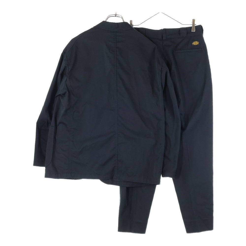 Dickies(ディッキーズ) 21AW ×TRIPSTER BEAMS別注 2B テーラードジャケット トラウザーパンツ セットアップ スーツ ブラック 212M10BM01/212M40BM01