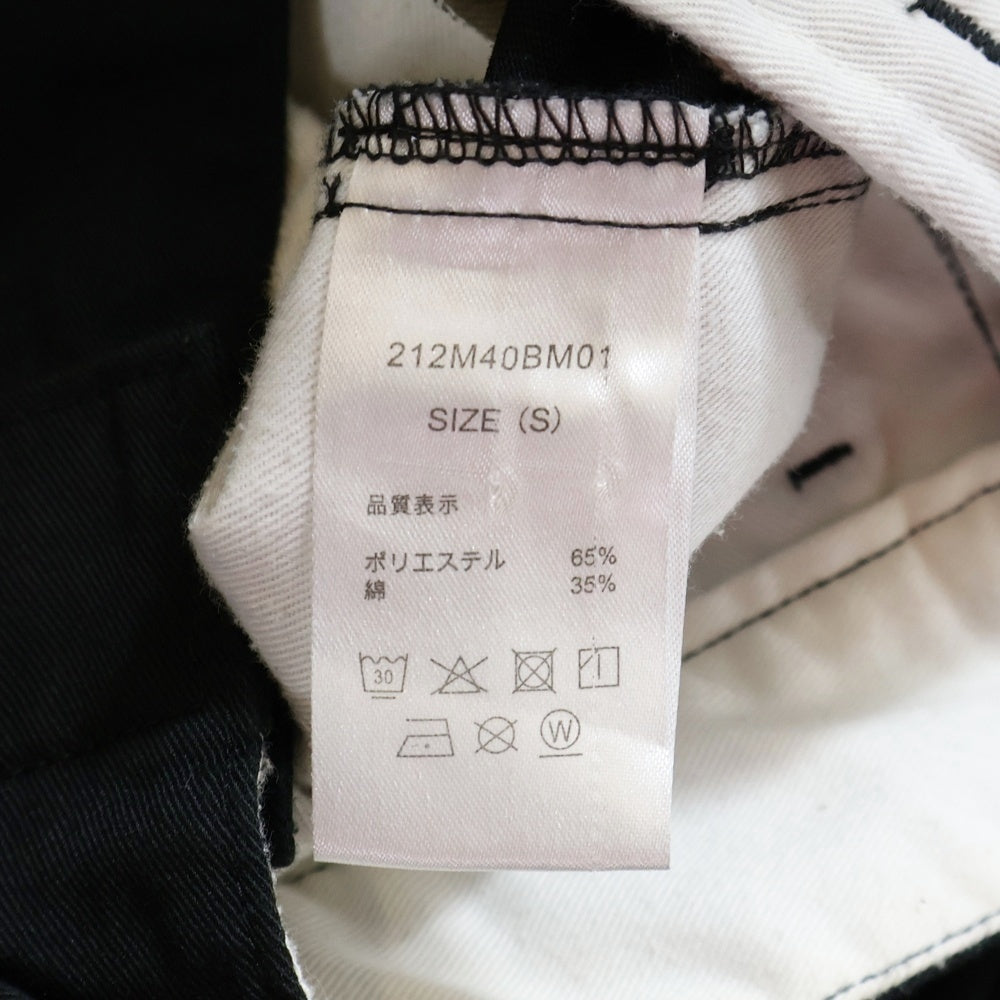 Dickies(ディッキーズ) 21AW ×TRIPSTER BEAMS別注 2B テーラードジャケット トラウザーパンツ セットアップ スーツ ブラック 212M10BM01/212M40BM01