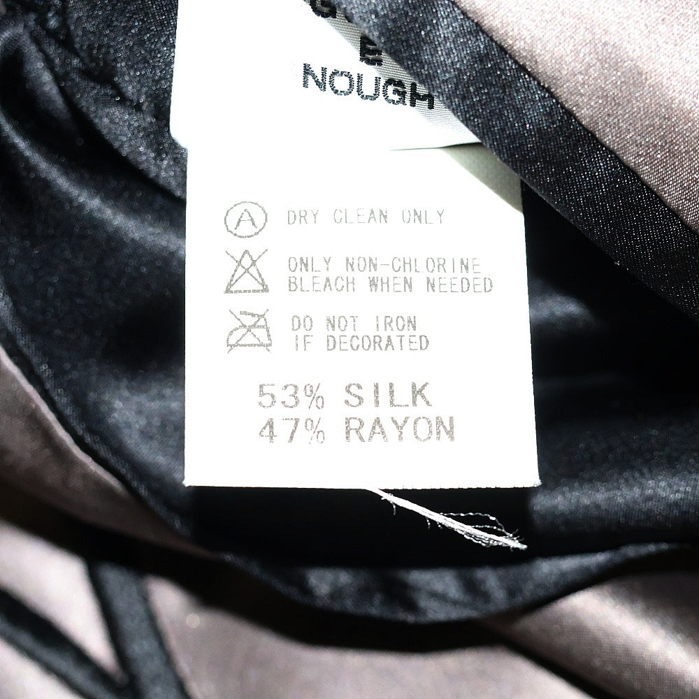 GOODENOUGH(グッドイナフ) 00S VINTAGE ヴィンテージ 両面刺繍 シルクレーヨンリバーシブルスカジャン ジップアップブルゾン ブラウン/ブラック