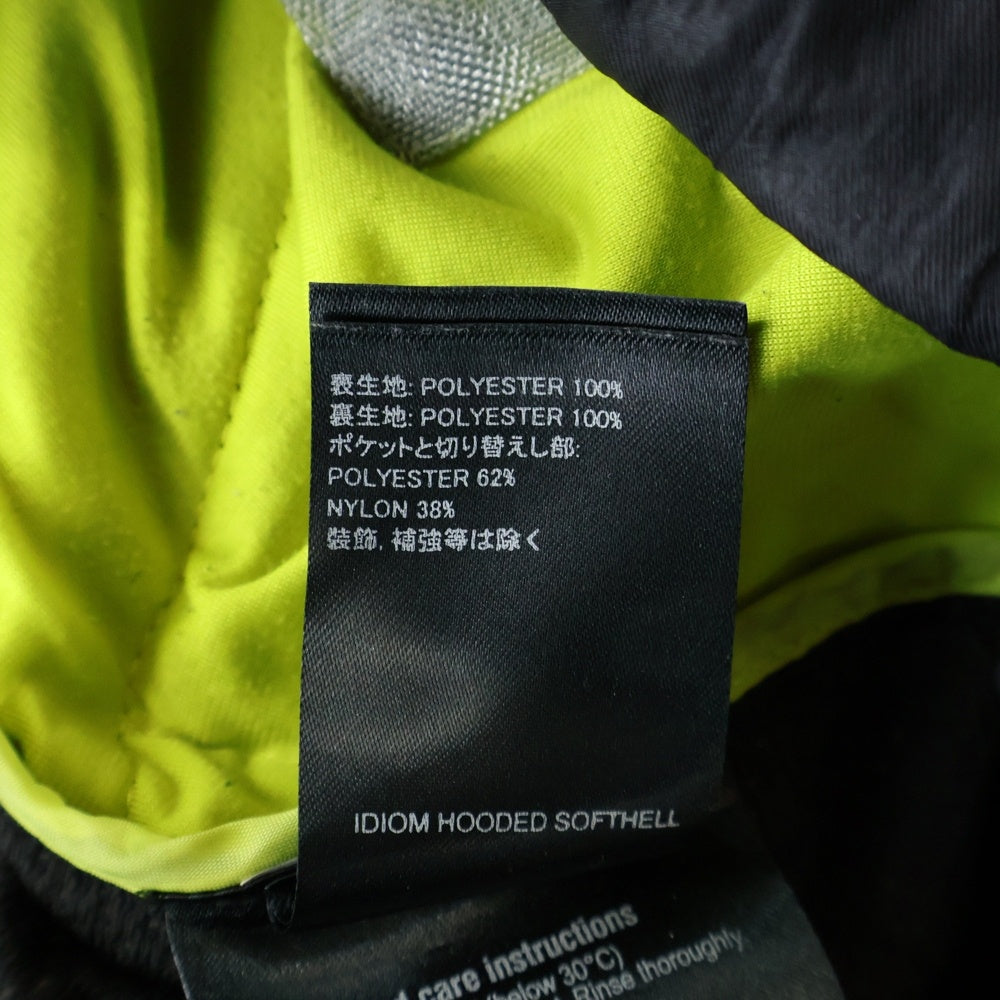 BURTON(バートン) IDIOM 3L JACKET イディオム フォトプリント総柄 ジップアップフーデッドジャケット ブラック