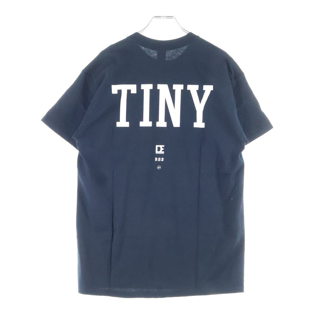 NO BRAND(ノーブランド) TINY PANX ×Fragment design タイニーパンクス フラグメント 両面プリントTシャツ 半袖クルーネックカットソー ブラック