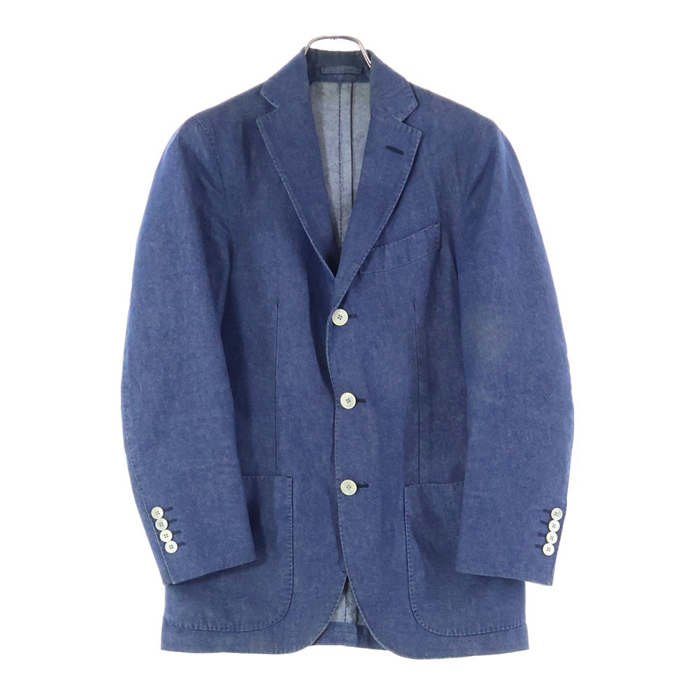 LARDINI(ラルディーニ) 3ポケット デニムシングルテーラードジャケット 