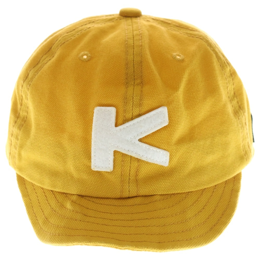 KAVU(カブー) Kロゴ 6パネル ベースボールキャップ 帽子 イエロー 19821043