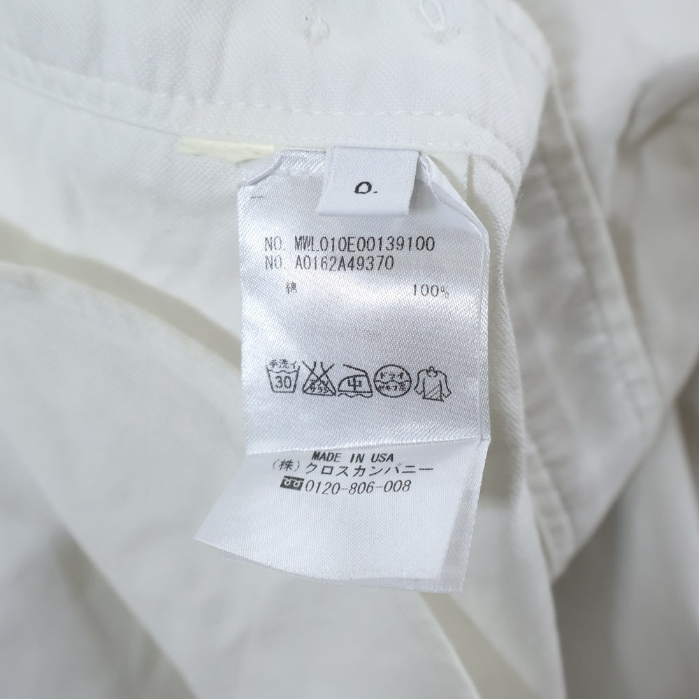 THOM BROWNE(トムブラウン) コットン ロングスリーブ オックスフォードシャツ ホワイト MWL010E00139100