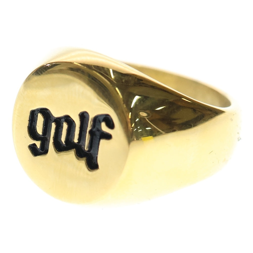 GOLF WANG(ゴルフワン) OLDE GOLF RING ゴルフロゴ オーバルリング ゴールド