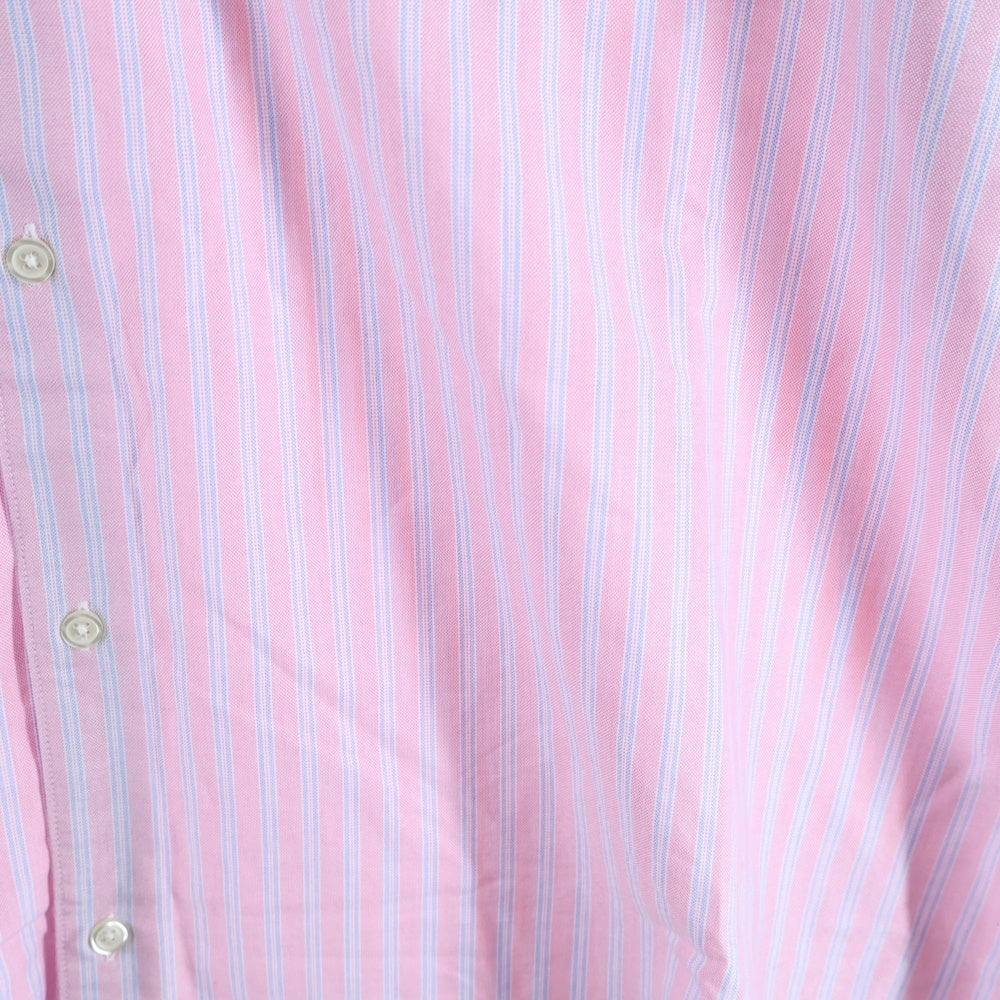 SUPREME(シュプリーム) 25SS Loose Fit Oxford S/S Shirt Pink Stripe ルーズフィット オックスフォード ピンクストライプ ボタンダウン 半袖シャツ ピンク