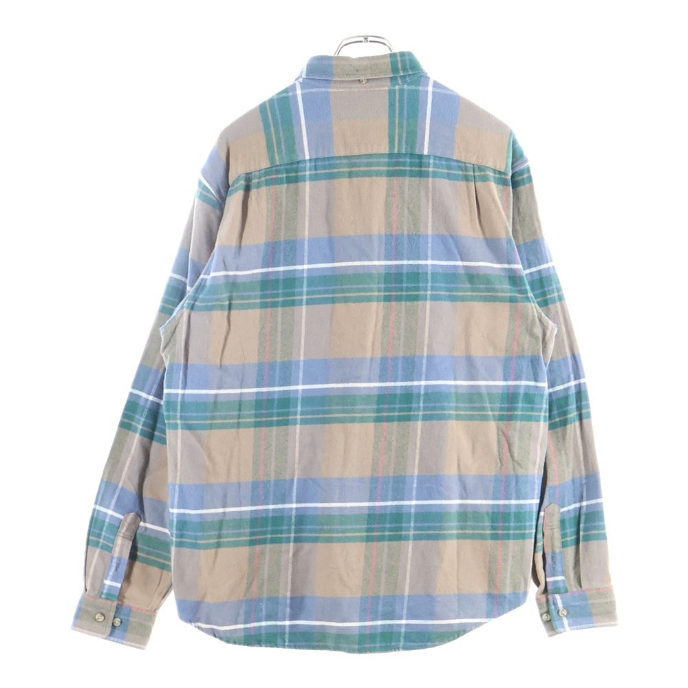 SUPREME(シュプリーム) 20SS Daniel Johnston Plaid Shirt ダニエルジョンストン チェック柄 コットン 長袖シャツ ブラウン/グリーン