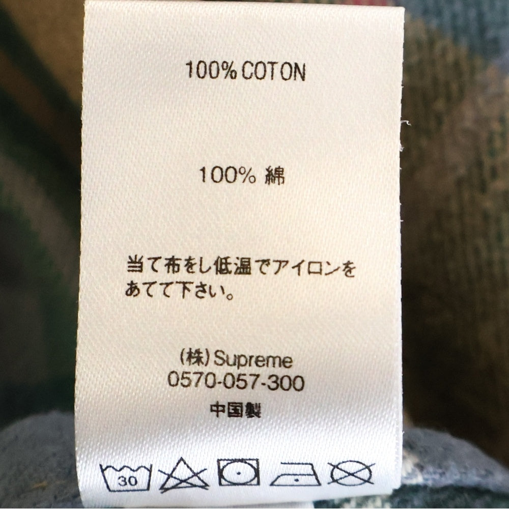 SUPREME(シュプリーム) 20SS Daniel Johnston Plaid Shirt ダニエルジョンストン チェック柄 コットン 長袖シャツ ブラウン/グリーン