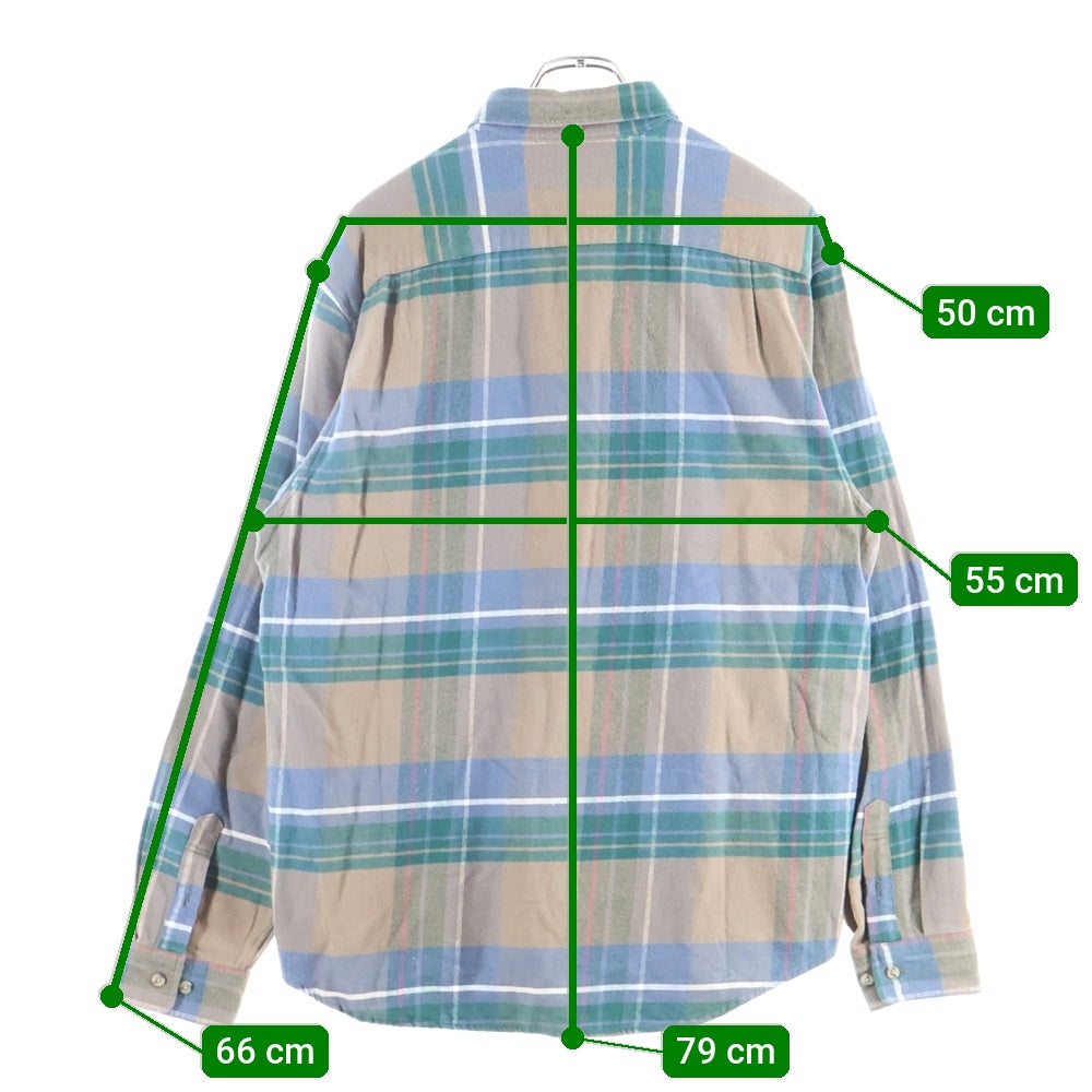 SUPREME(シュプリーム) 20SS Daniel Johnston Plaid Shirt ダニエルジョンストン チェック柄 コットン 長袖シャツ ブラウン/グリーン